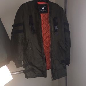 Trench Coat With Straps